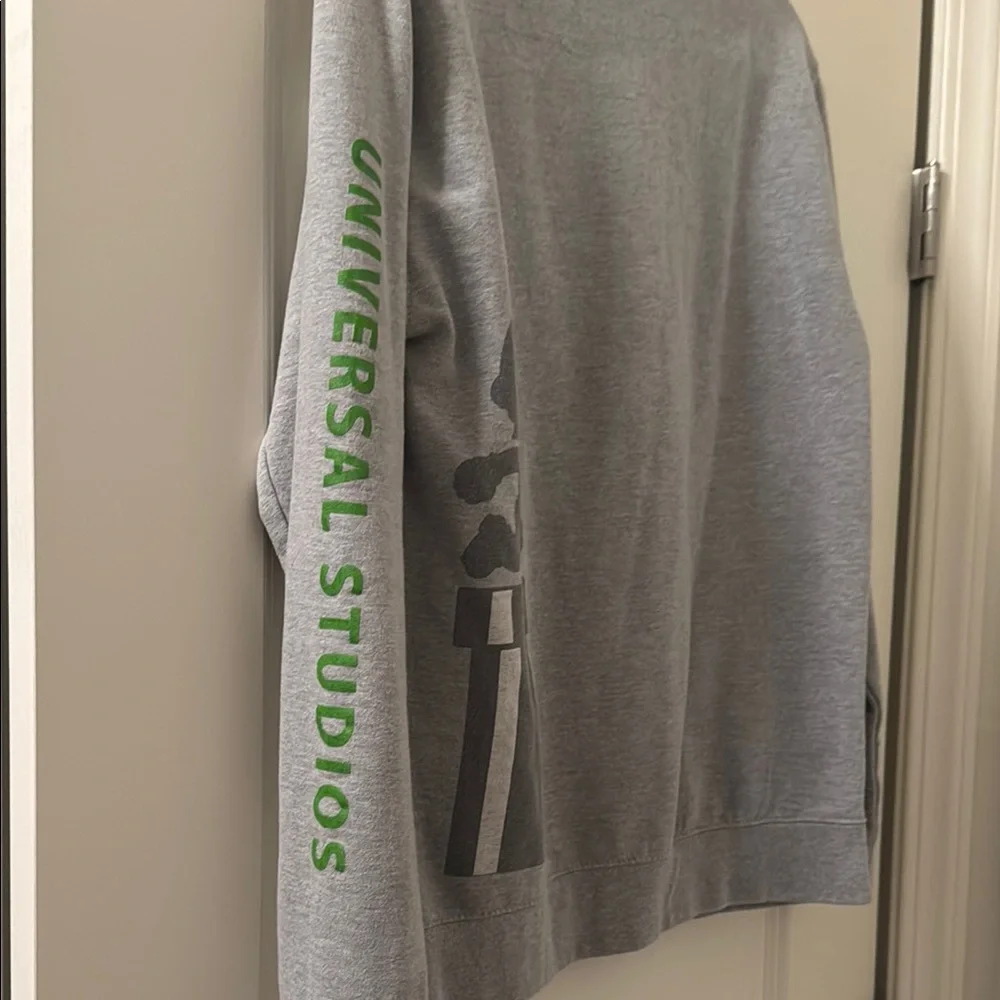 Super Mario Gray men’s Crewneck Sweater - Picture 2 of 3